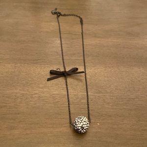 Betsy Johnson Sparkly Ball Necklace